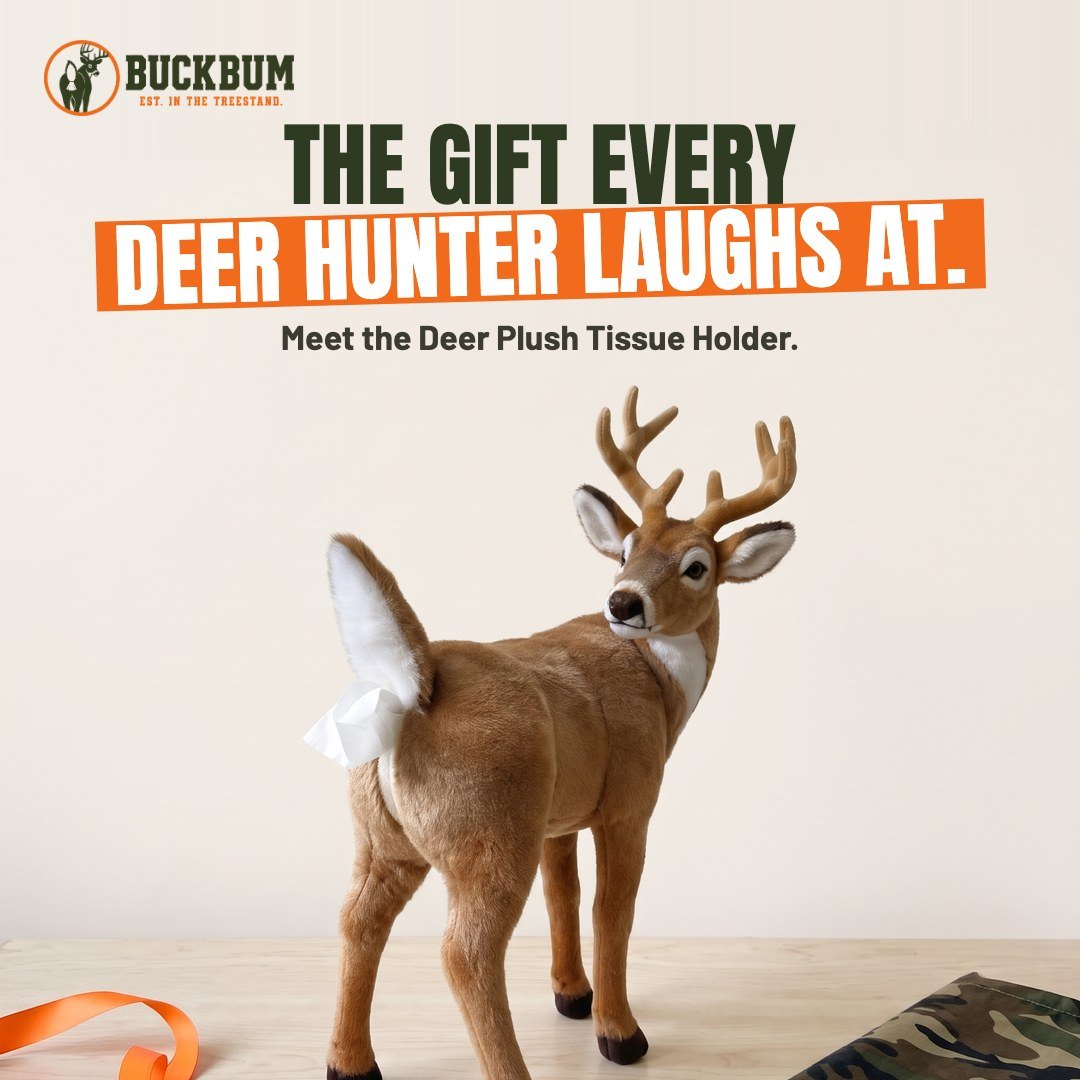 Deer Plush Tissue Holder