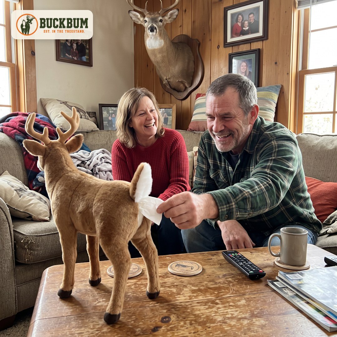 Deer Plush Tissue Holder