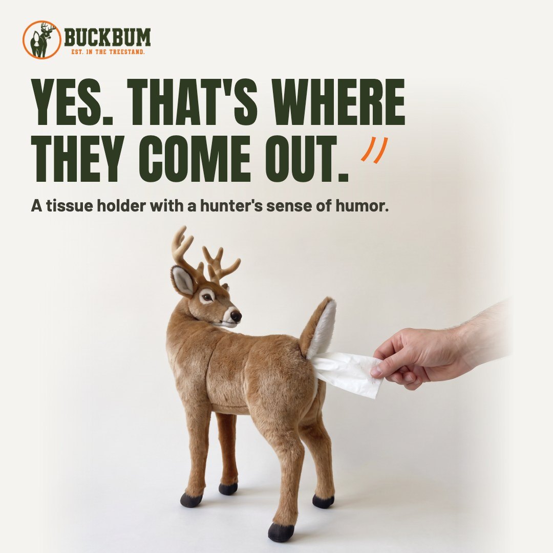 Deer Plush Tissue Holder