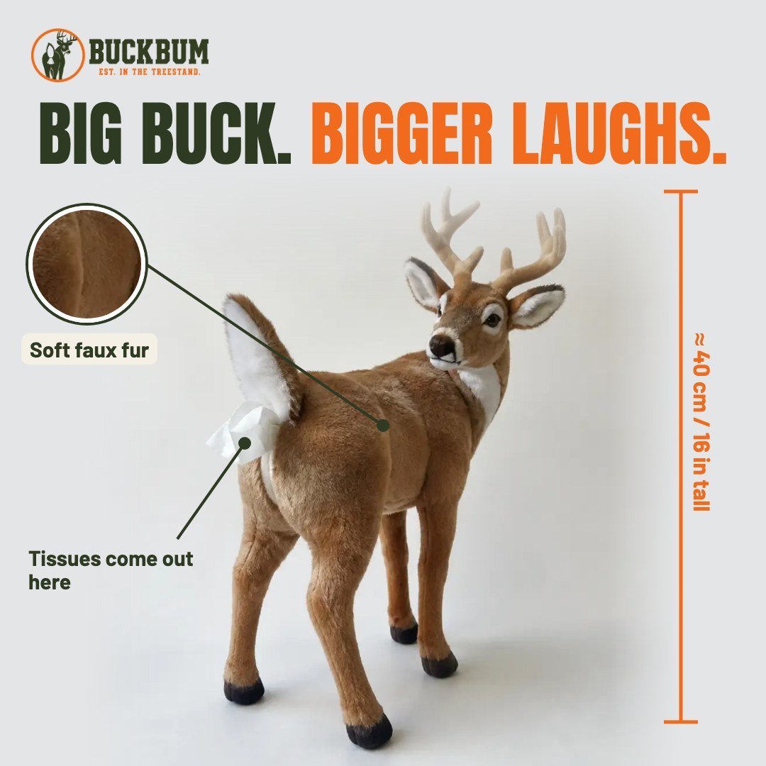 Deer Plush Tissue Holder