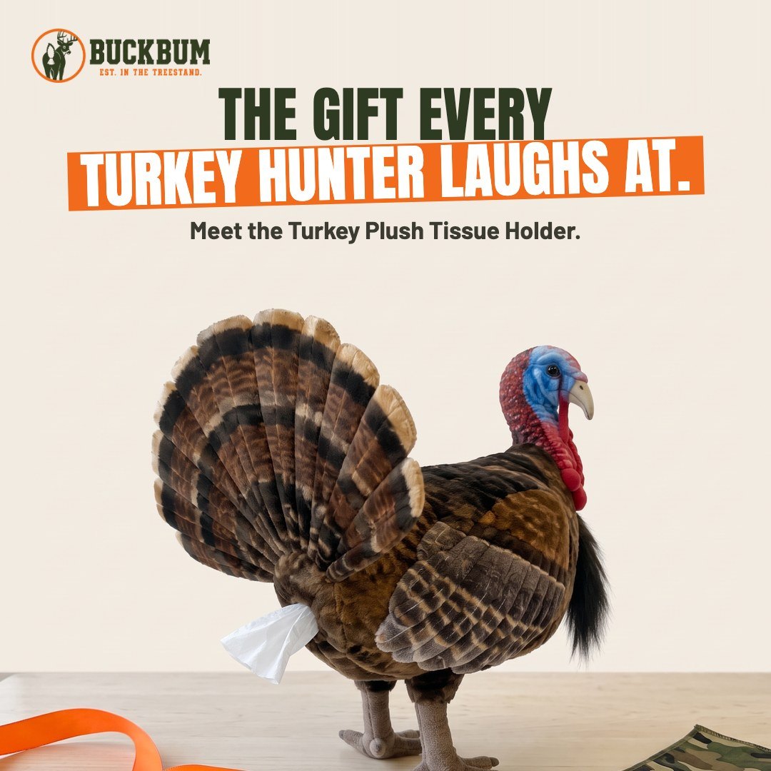 Turkey Plush Tissue Holder